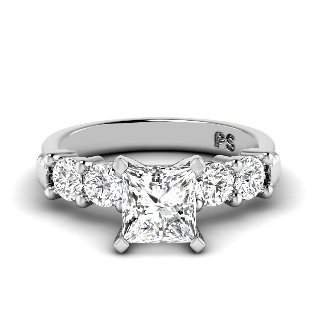 0.95-2.10 CT Round Cut Diamonds - Engagement Ring