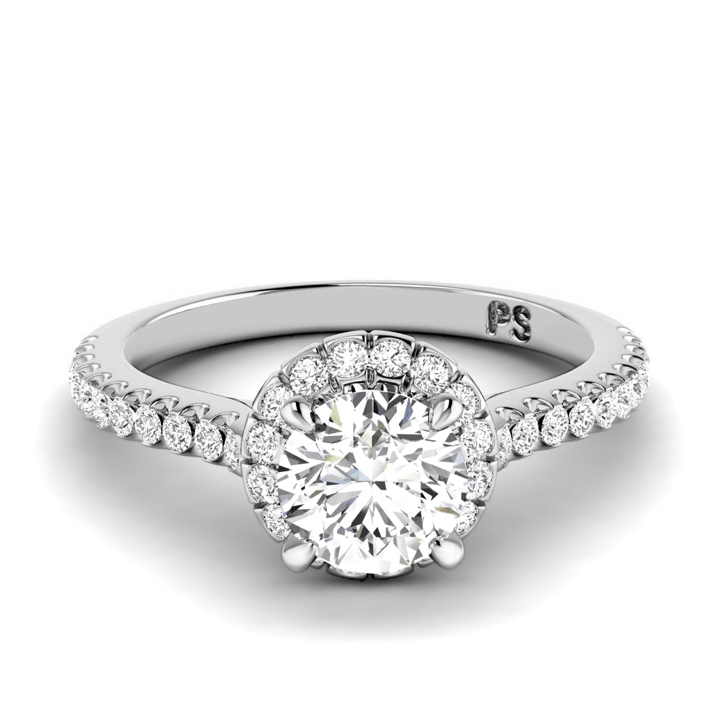 0.70-1.85 CT Round Cut Diamonds - Engagement Ring