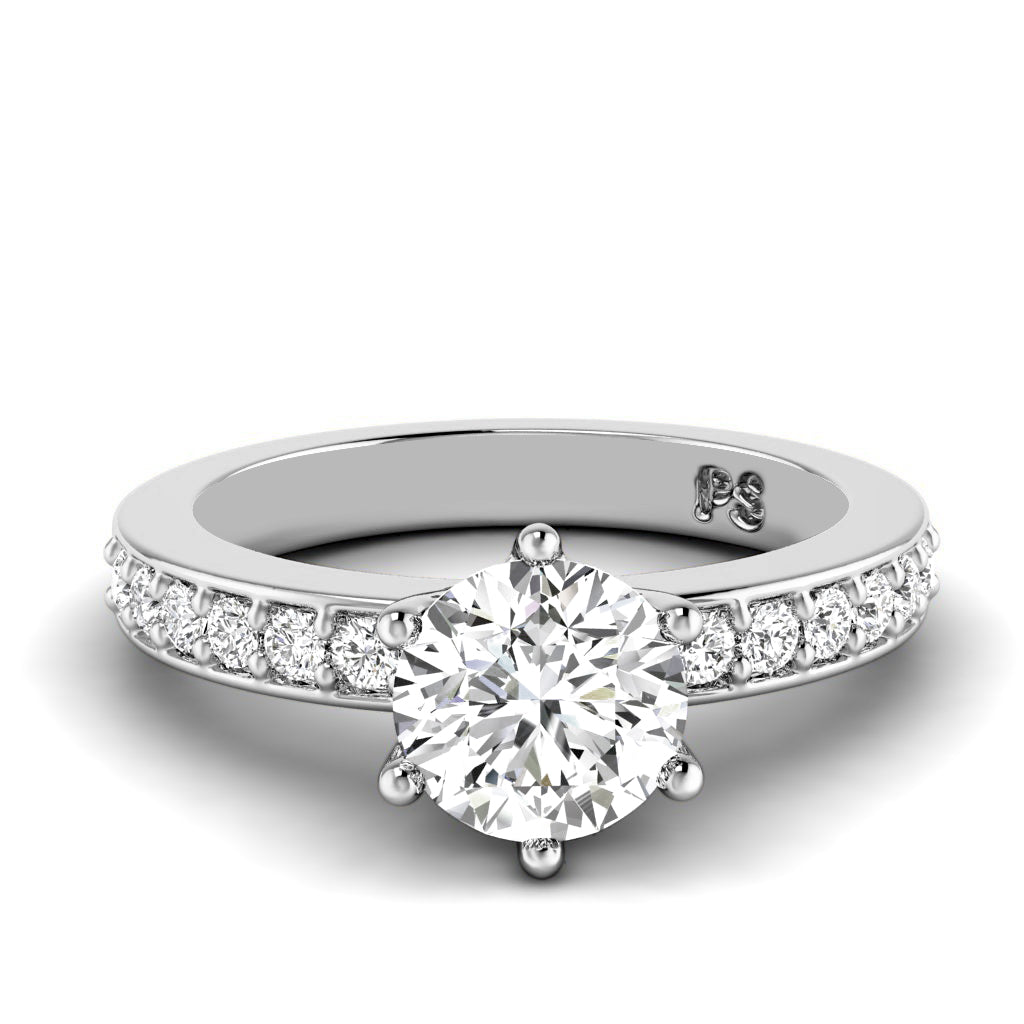 0.60-1.75 CT Round Cut Diamonds - Engagement Ring