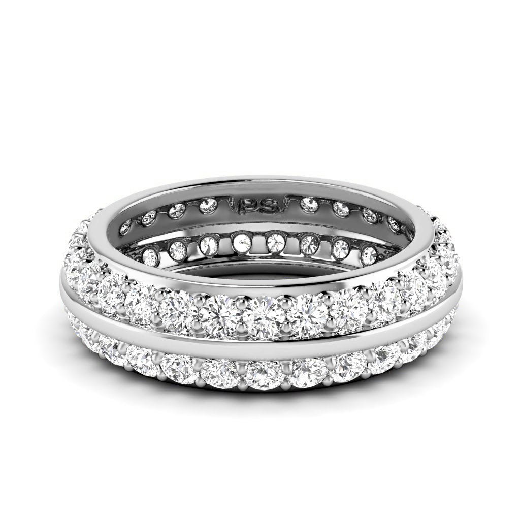 1.80 CT Round Cut Diamonds - Eternity Ring