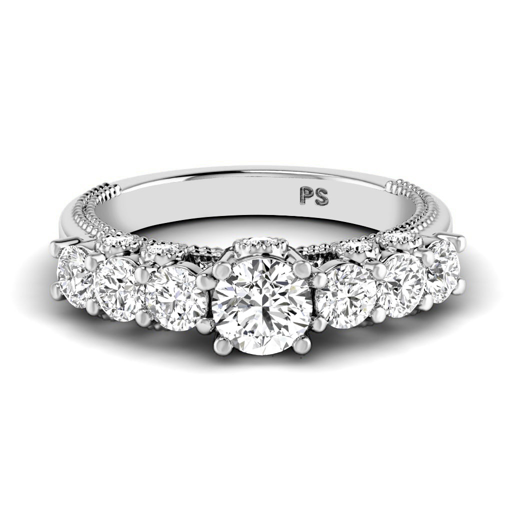 1.60 - 7.10 CT Round Cut Diamonds - Engagement Ring - Primestyle.com