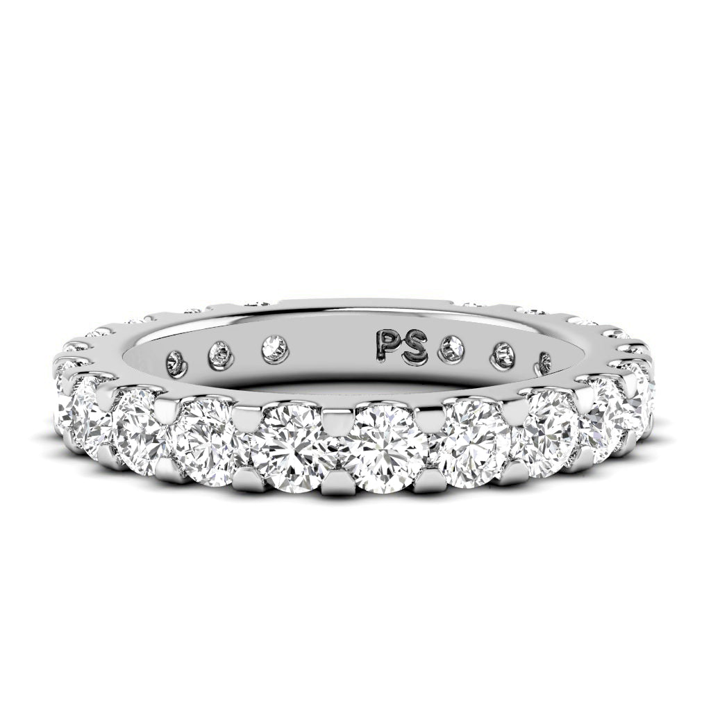 2.80 CT Round Cut Diamonds - Wedding Band