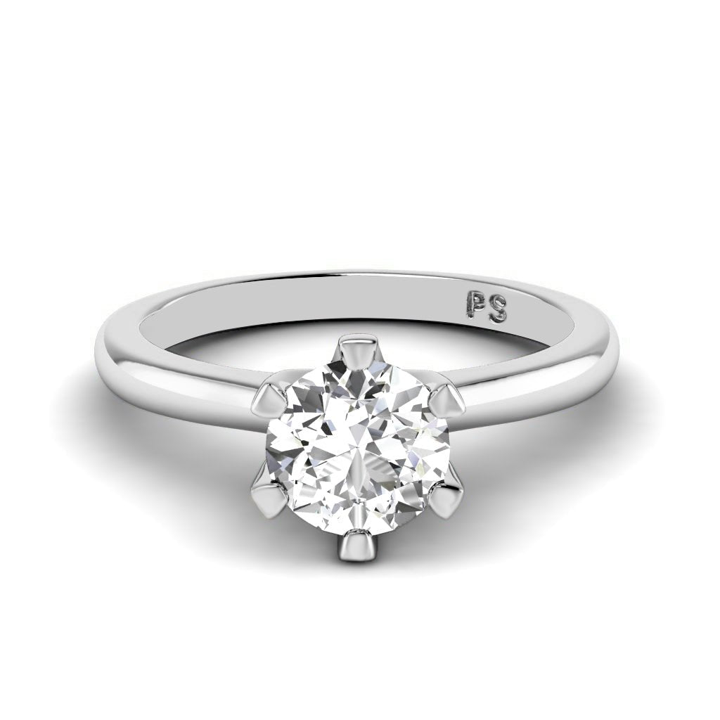 0.35 - 1.50 CT Round Cut Natural Diamonds - Solitaire Rings - Primestyle.com