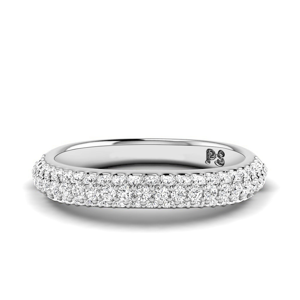 0.65 CT Round Cut Diamonds - Wedding Band