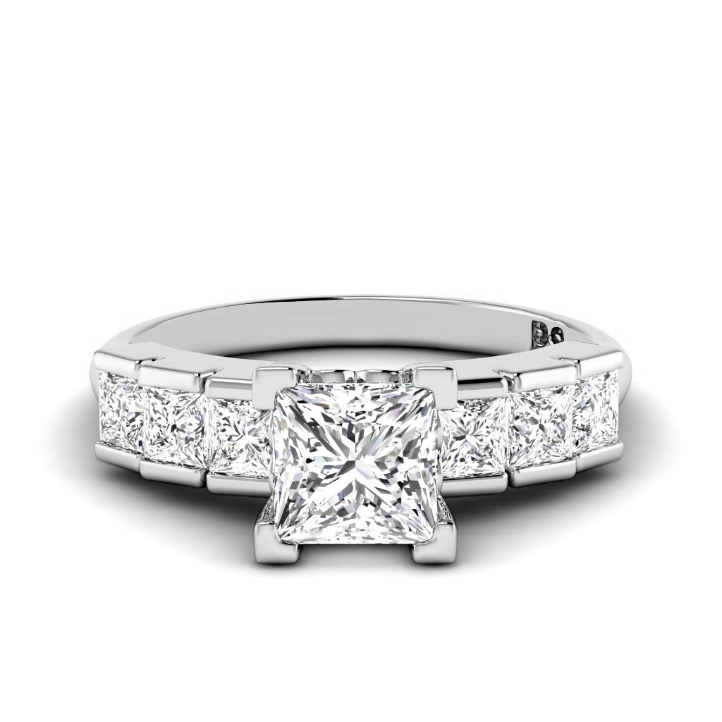 1.30 - 6.80 CT Princess Cut Diamonds - Engagement Ring - Primestyle.com