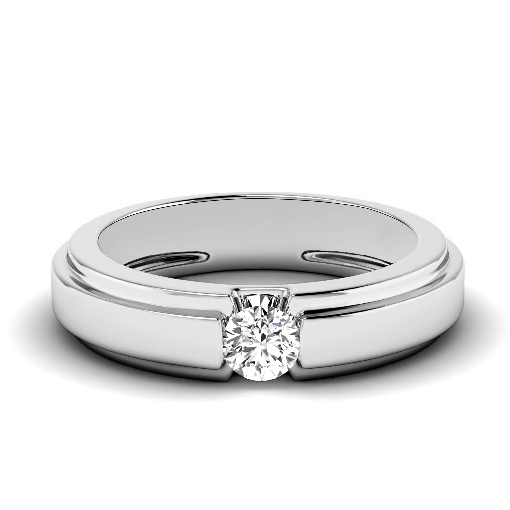 0.25 CT Round Cut Lab Grown Diamonds - Wedding Band