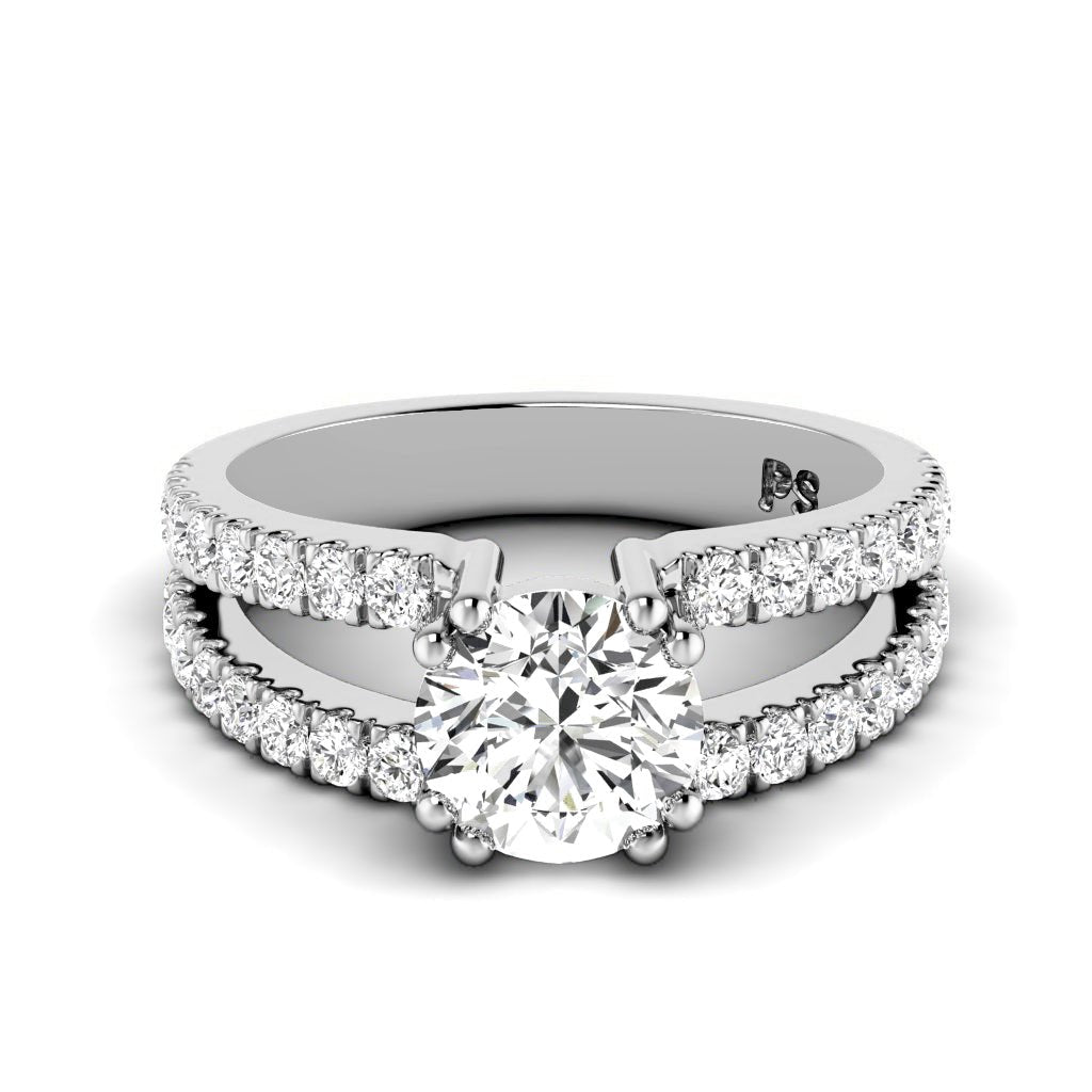 1.05 - 2.20 CT Round Cut Natural Diamonds - Engagement Ring - Primestyle.com