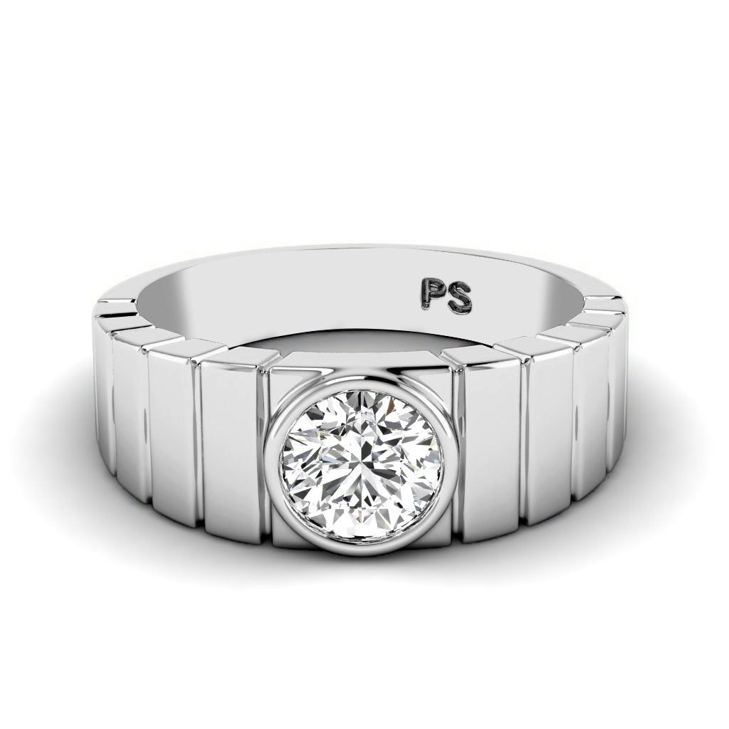 0.00 CT Cut Diamonds - Mens Wedding Bands