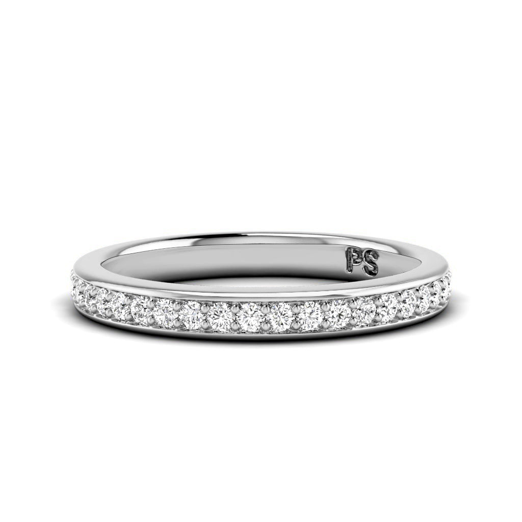 0.25 CT Round Cut Diamonds - Wedding Band