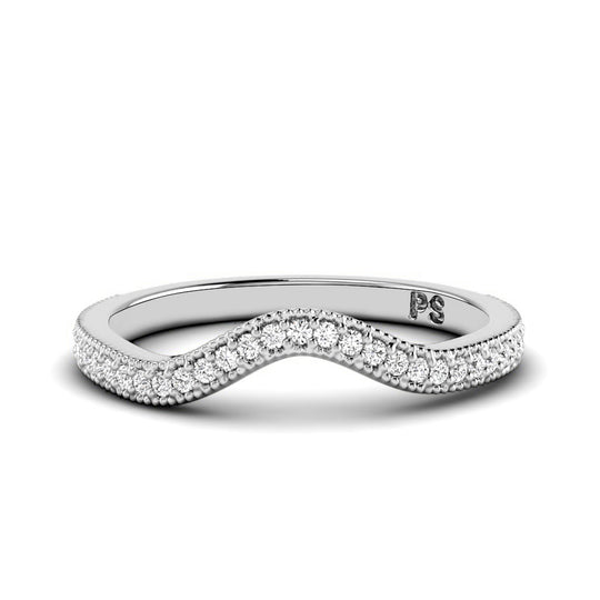 0.20 CT Round Cut Diamonds - Wedding Band