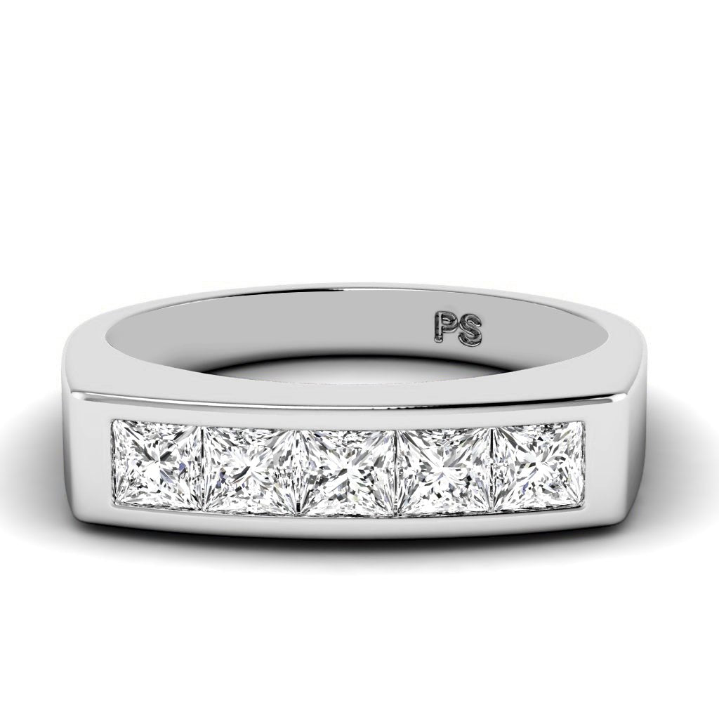 0.00 CT Cut Diamonds - Mens Wedding Bands