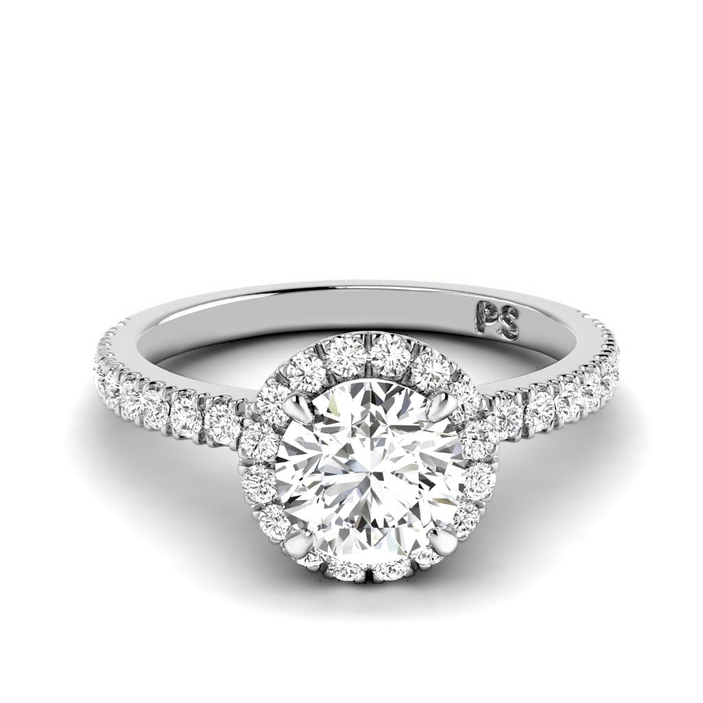 0.90 - 6.40 CT Round Cut Diamonds - Engagement Ring - Primestyle.com