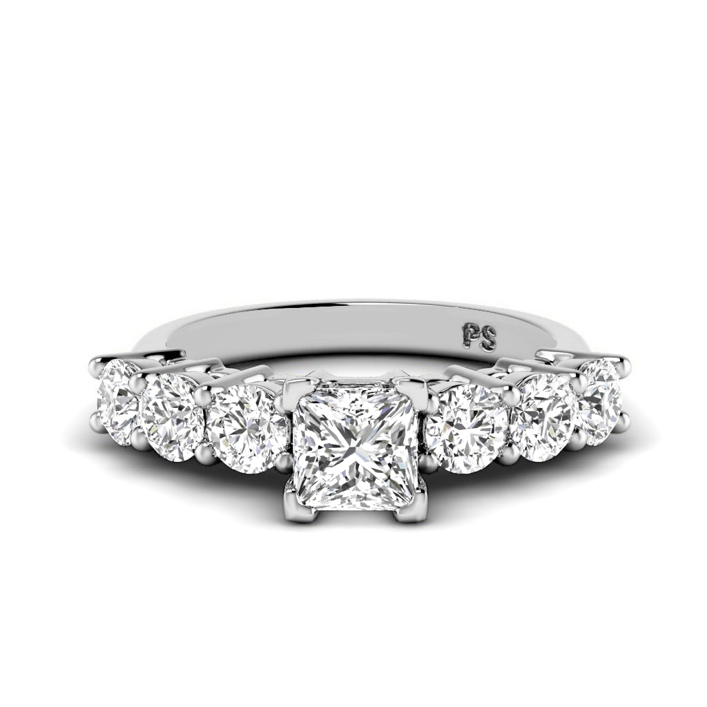 1.95-3.10 CT Round Cut Natural Diamonds - Engagement Ring