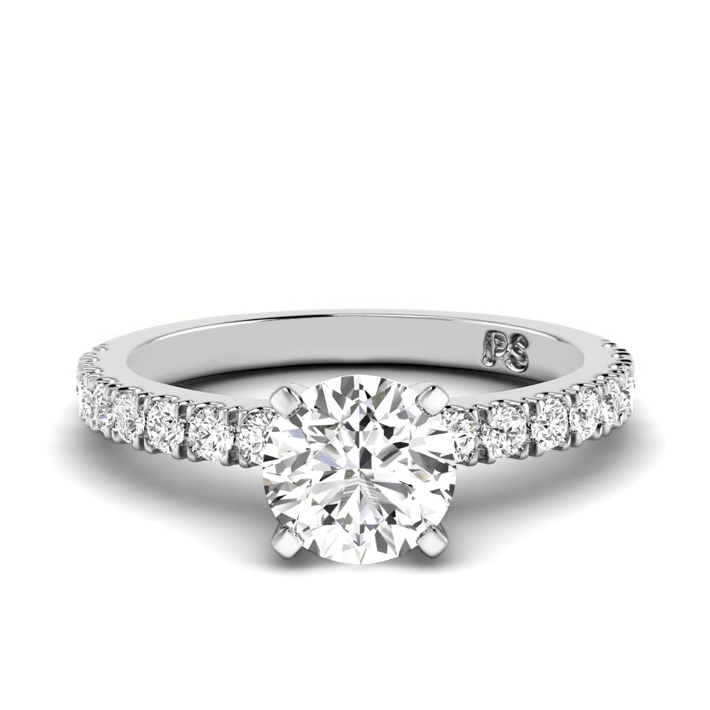 0.90 - 6.40 CT Round Cut Diamonds - Engagement Ring - Primestyle.com