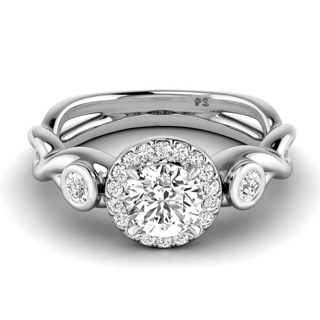 0.62-1.77 CT Round Cut Diamonds - Engagement Ring