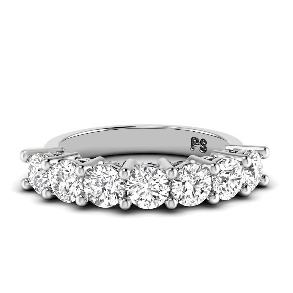 2.00 CT Round Cut Lab Grown Diamonds - Wedding Band - Primestyle.com