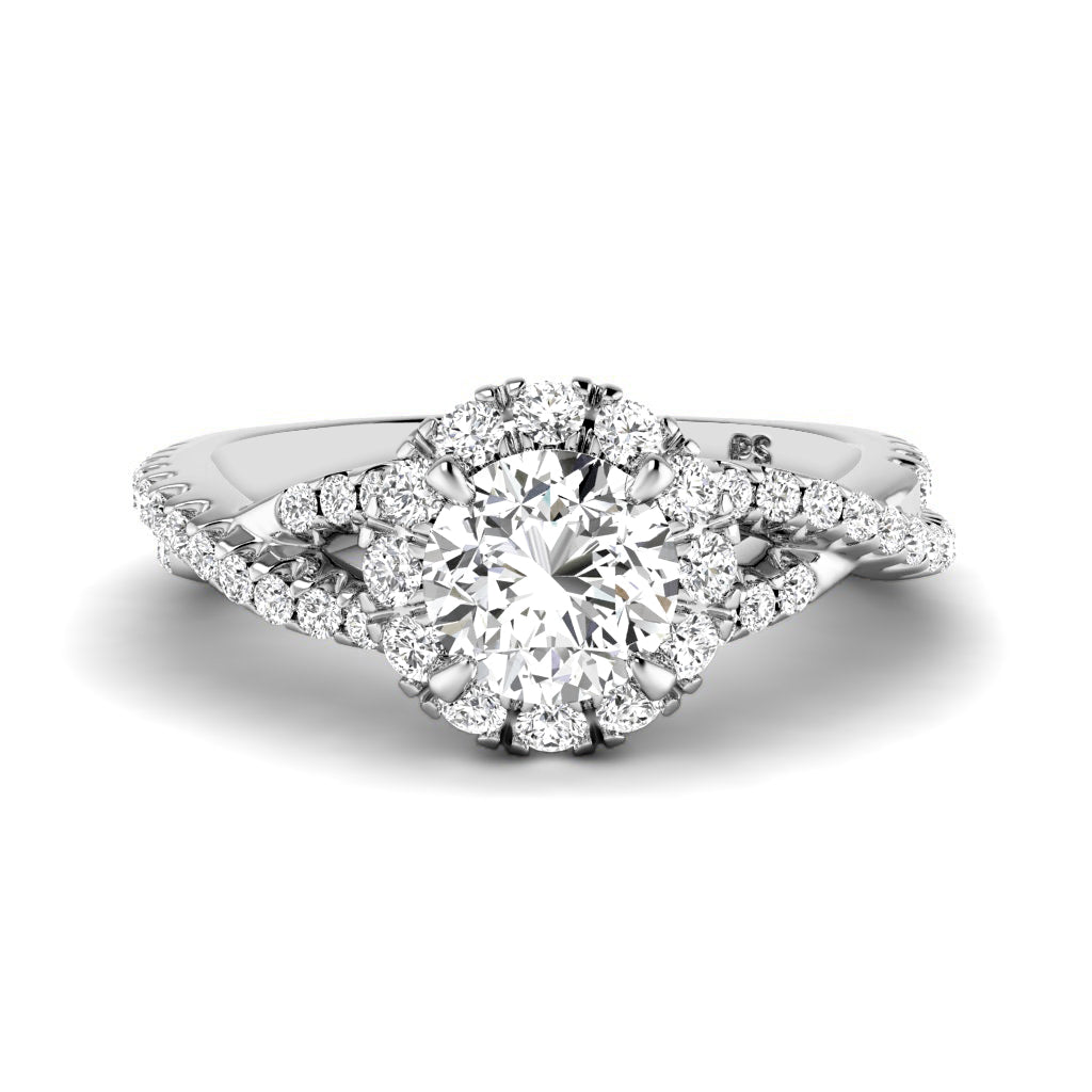 0.80-1.95 CT Round Cut Natural Diamonds - Engagement Ring