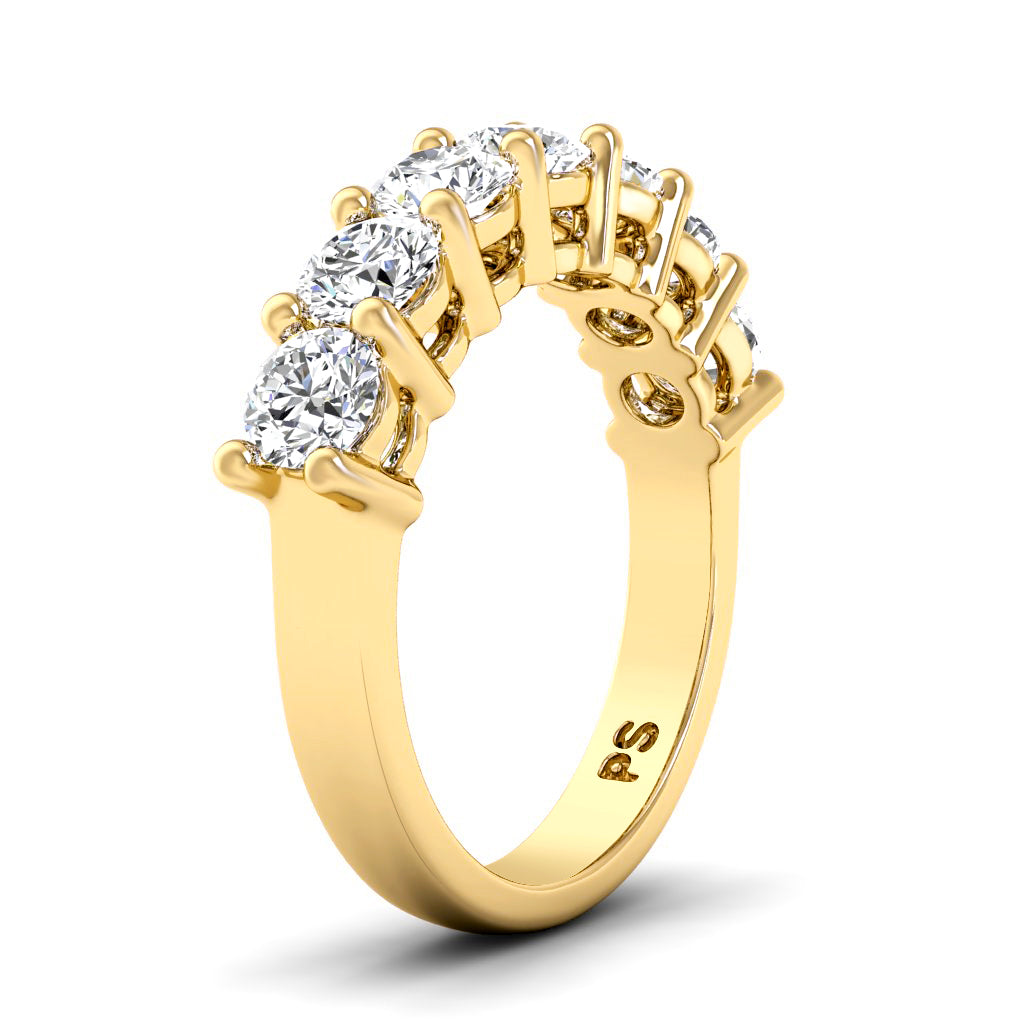 2.00 CT Round Cut Natural Diamonds - Wedding Band