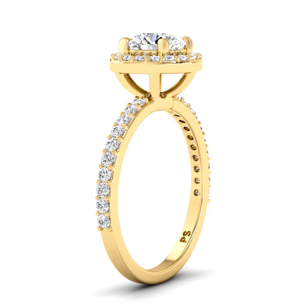 0.90-6.40 CT Round Cut Diamonds - Engagement Ring