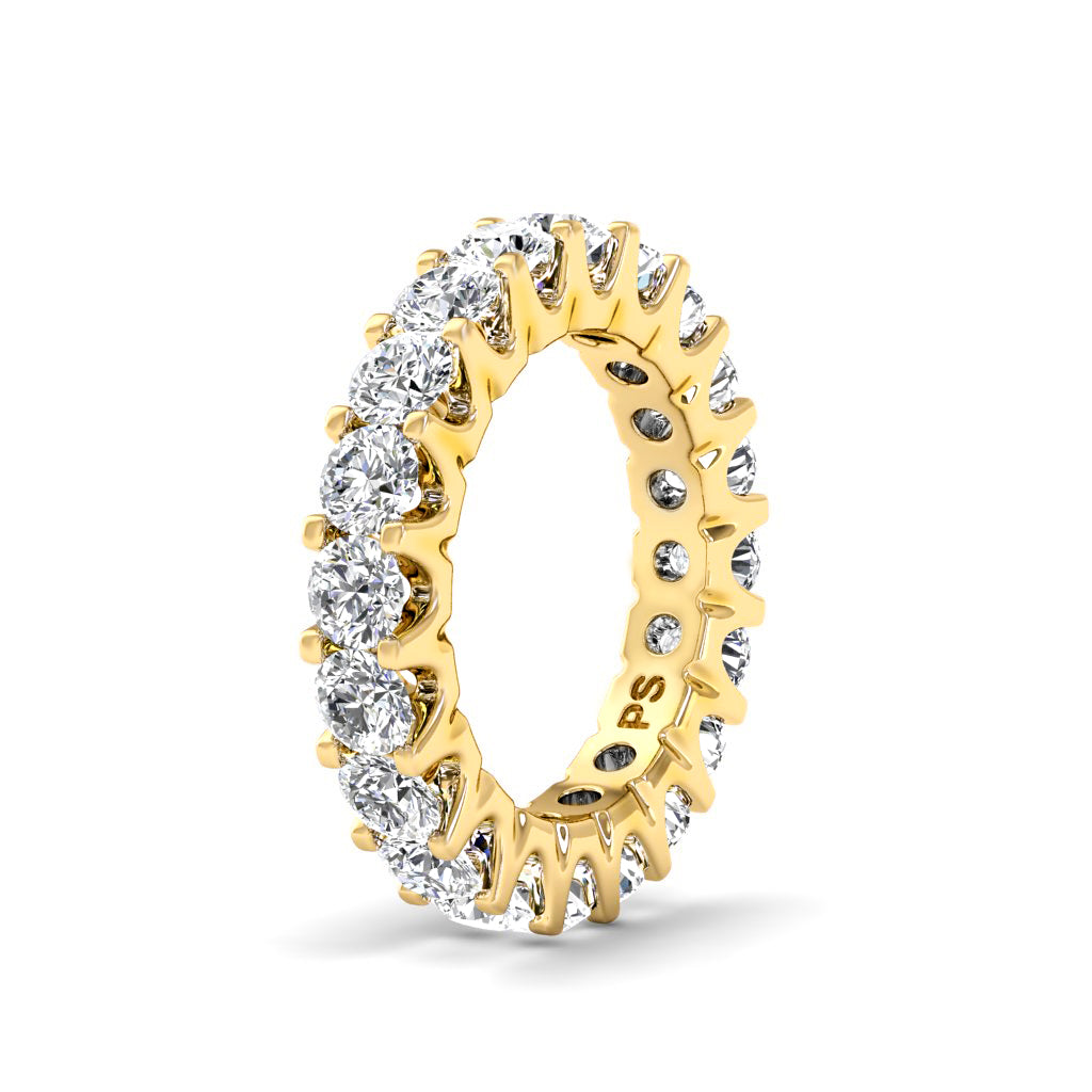 2.00-6.00 CT Round Cut Diamonds - Eternity Ring