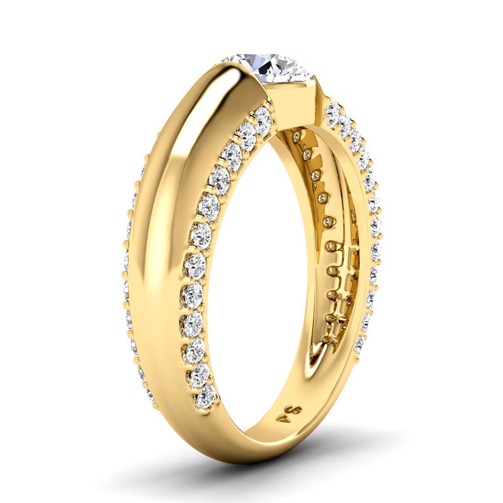 1.00 - 2.15 CT Round Cut Natural Diamonds - Engagement Ring - Primestyle.com