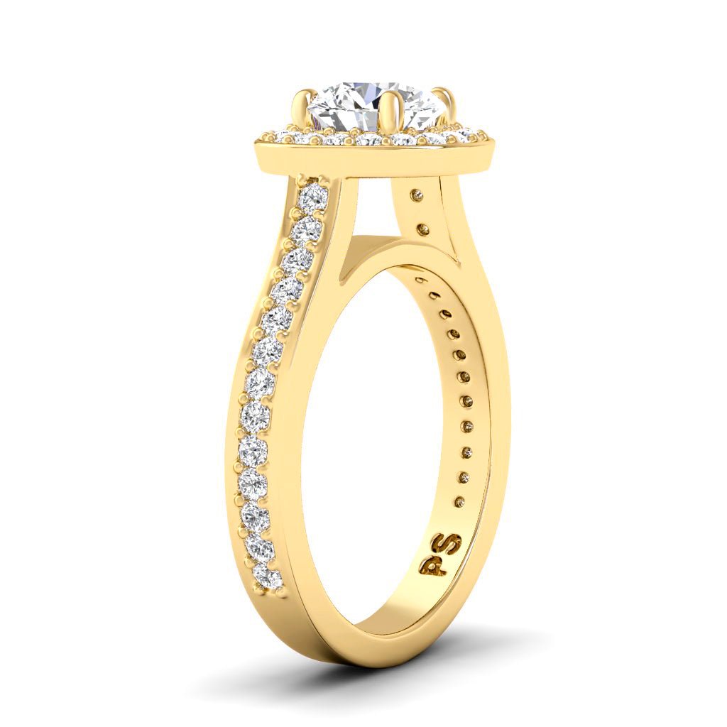 0.70 - 1.85 CT Round Cut Natural Diamonds - Engagement Ring - Primestyle.com