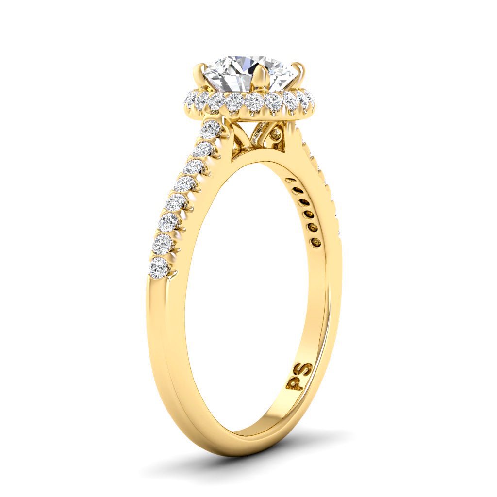 0.80-6.30 CT Round Cut Diamonds - Engagement Ring