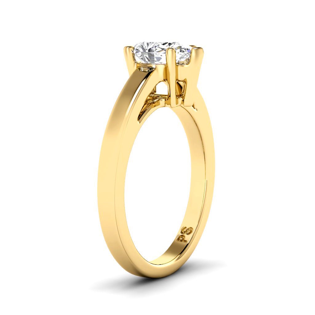 0.35-1.50 CT Pear Cut Natural Diamonds - Solitaire Rings