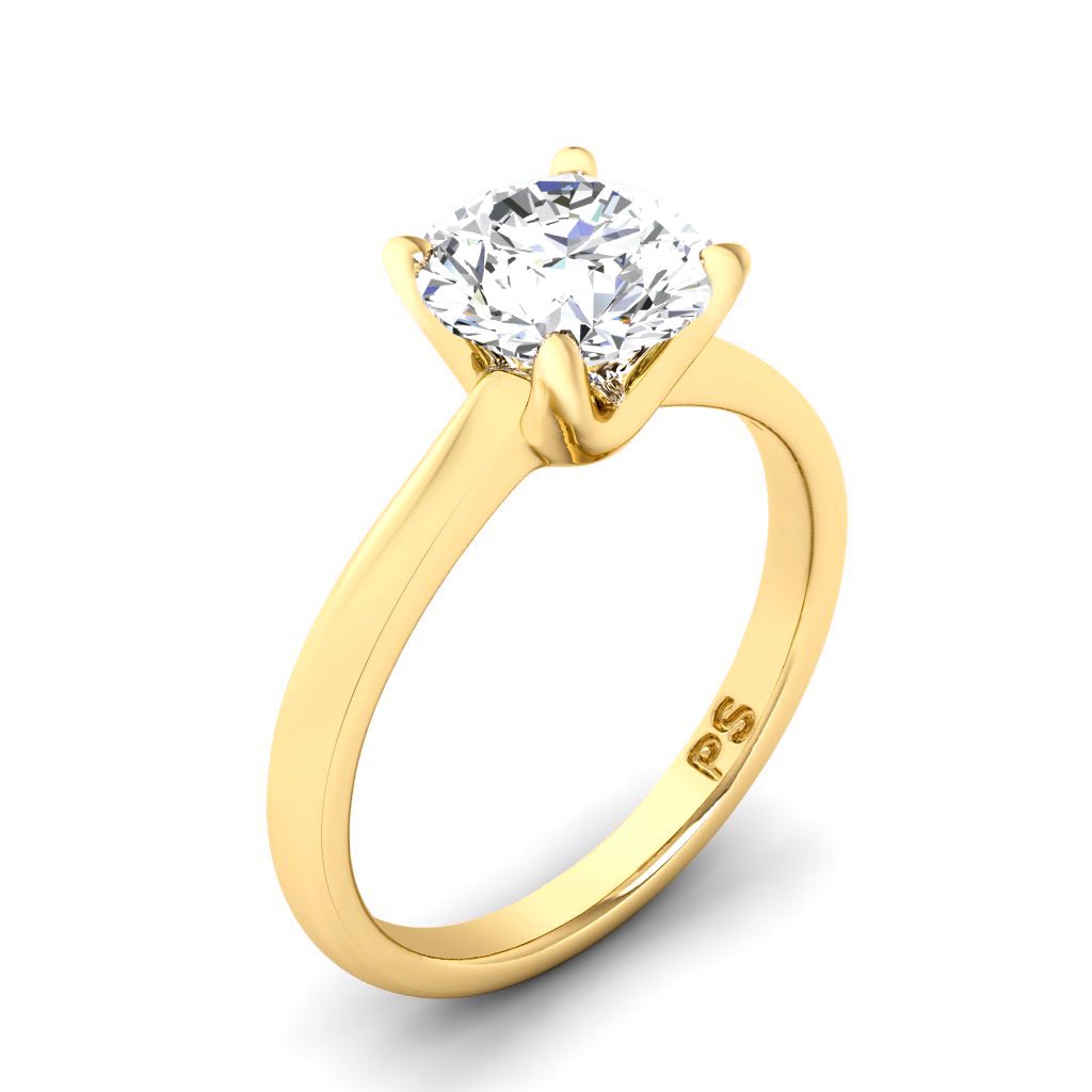 0.50 - 3.00 CT Round Cut Lab Grown Diamonds - Solitaire Ring - Primestyle.com