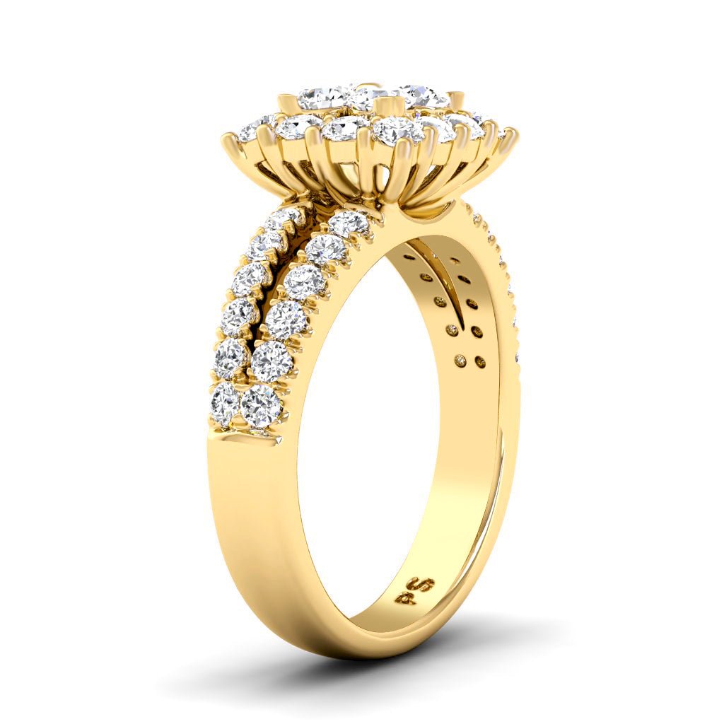 1.21 CT Round Cut Natural Diamonds - Engagement Ring - Primestyle.com