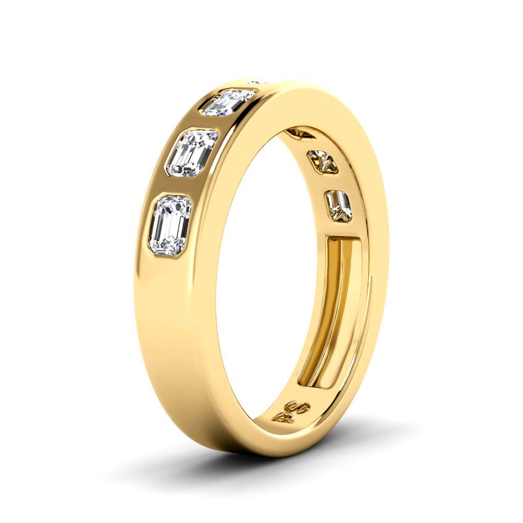 1.50 CT Round Cut Diamonds - Mens Wedding Bands
