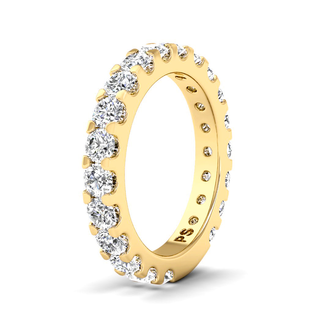 2.80 CT Round Cut Natural Diamonds - Wedding Band