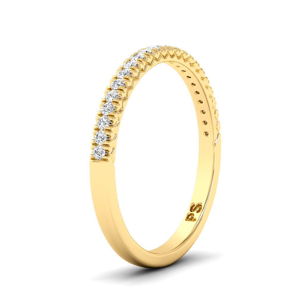 0.25 CT Round Cut Diamonds - Wedding Band