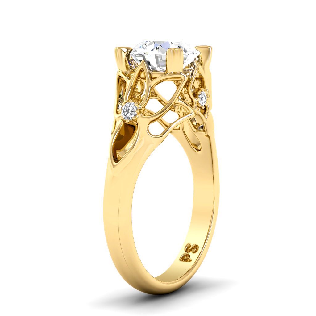 0.57-6.07 CT Round Cut Lab Grown Diamonds - Engagement Ring