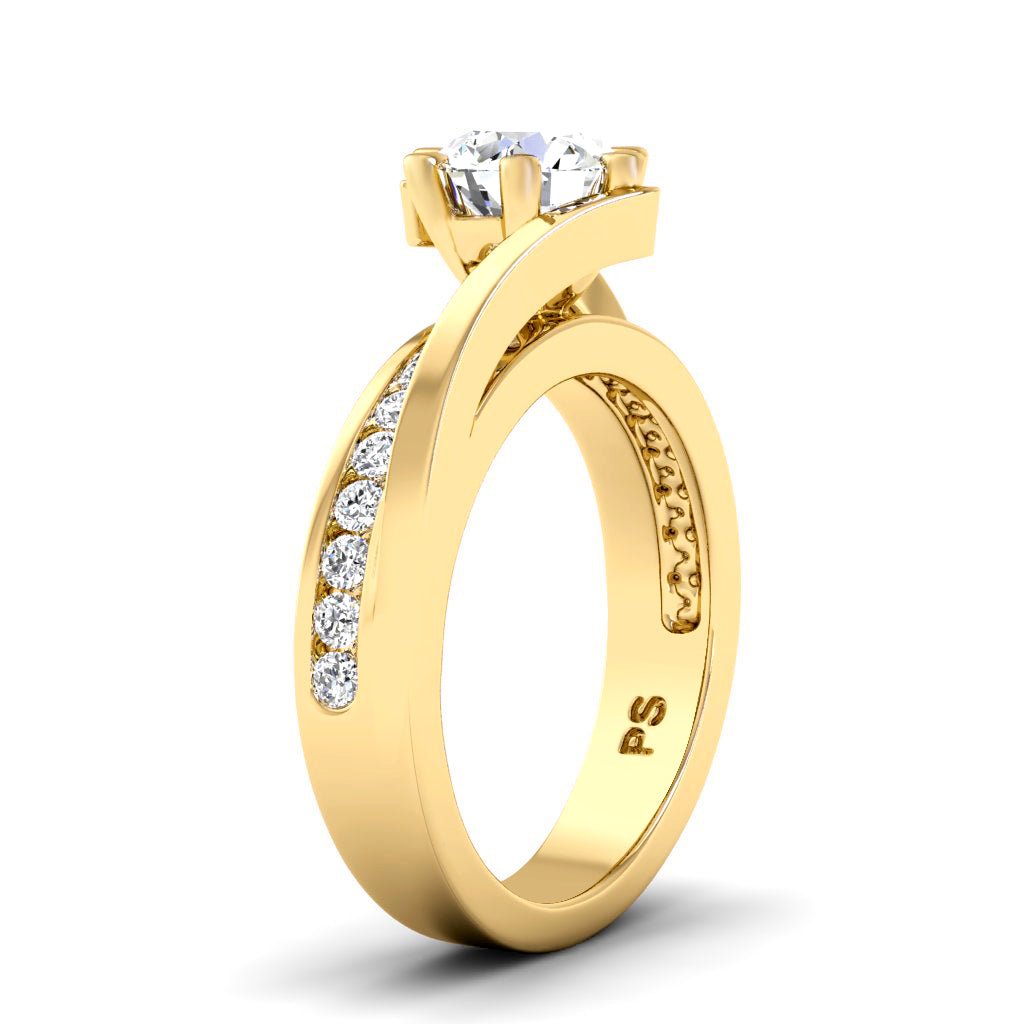 0.70-1.85 CT Round Cut Diamonds - Engagement Ring