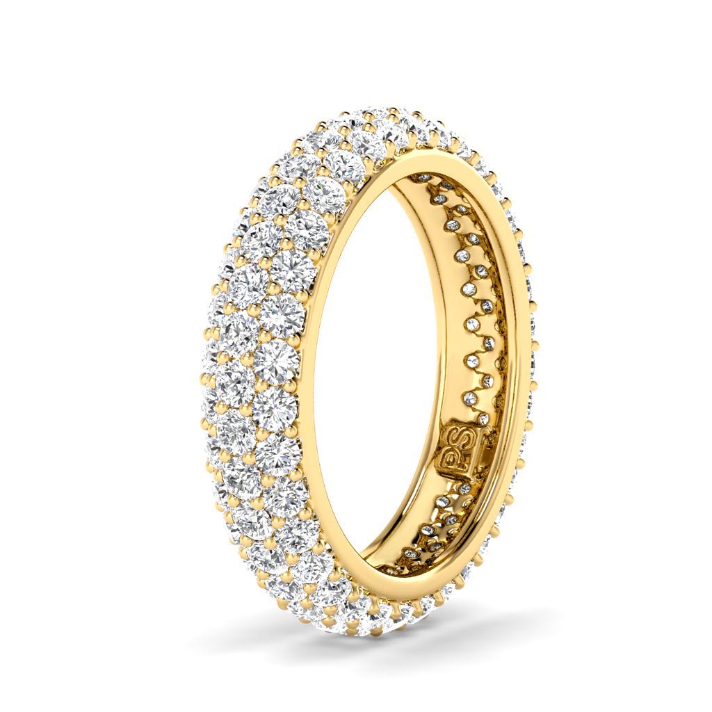 2.50 CT Round Cut Natural Diamonds - Eternity Rings - Primestyle.com