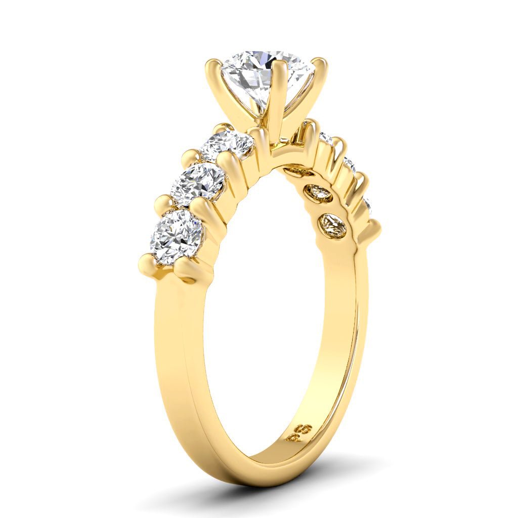 1.25-2.40 CT Round Cut Natural Diamonds - Engagement Ring