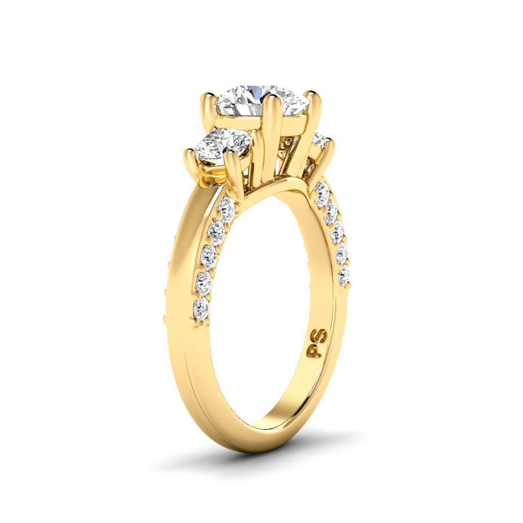 1.25 - 2.40 CT Round Cut Natural Diamonds - Engagement Ring - Primestyle.com