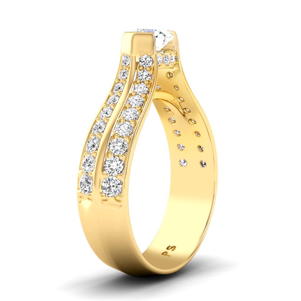 1.15-6.65 CT Round Cut Lab Grown Diamonds - Engagement Ring