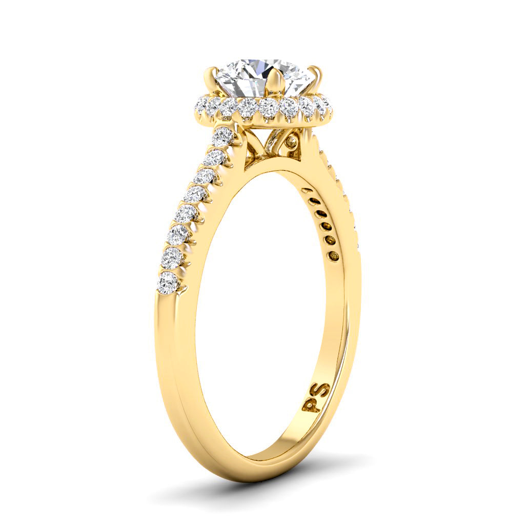 0.65-1.80 CT Round Cut Diamonds - Engagement Ring