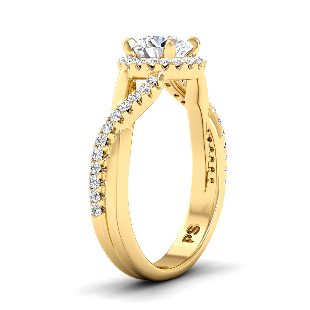 0.60-1.75 CT Round Cut Diamonds - Engagement Ring