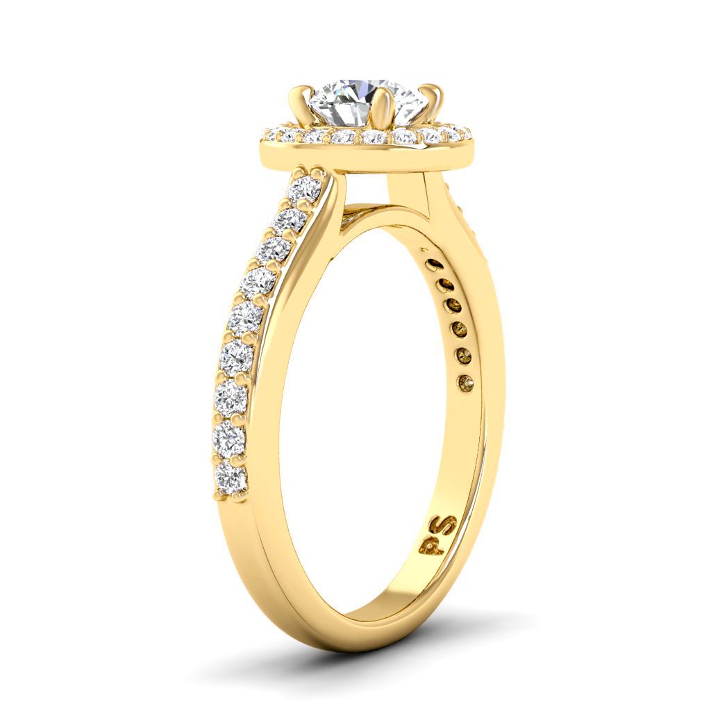 0.75 - 1.90 CT Round Cut Natural Diamonds - Engagement Ring - Primestyle.com
