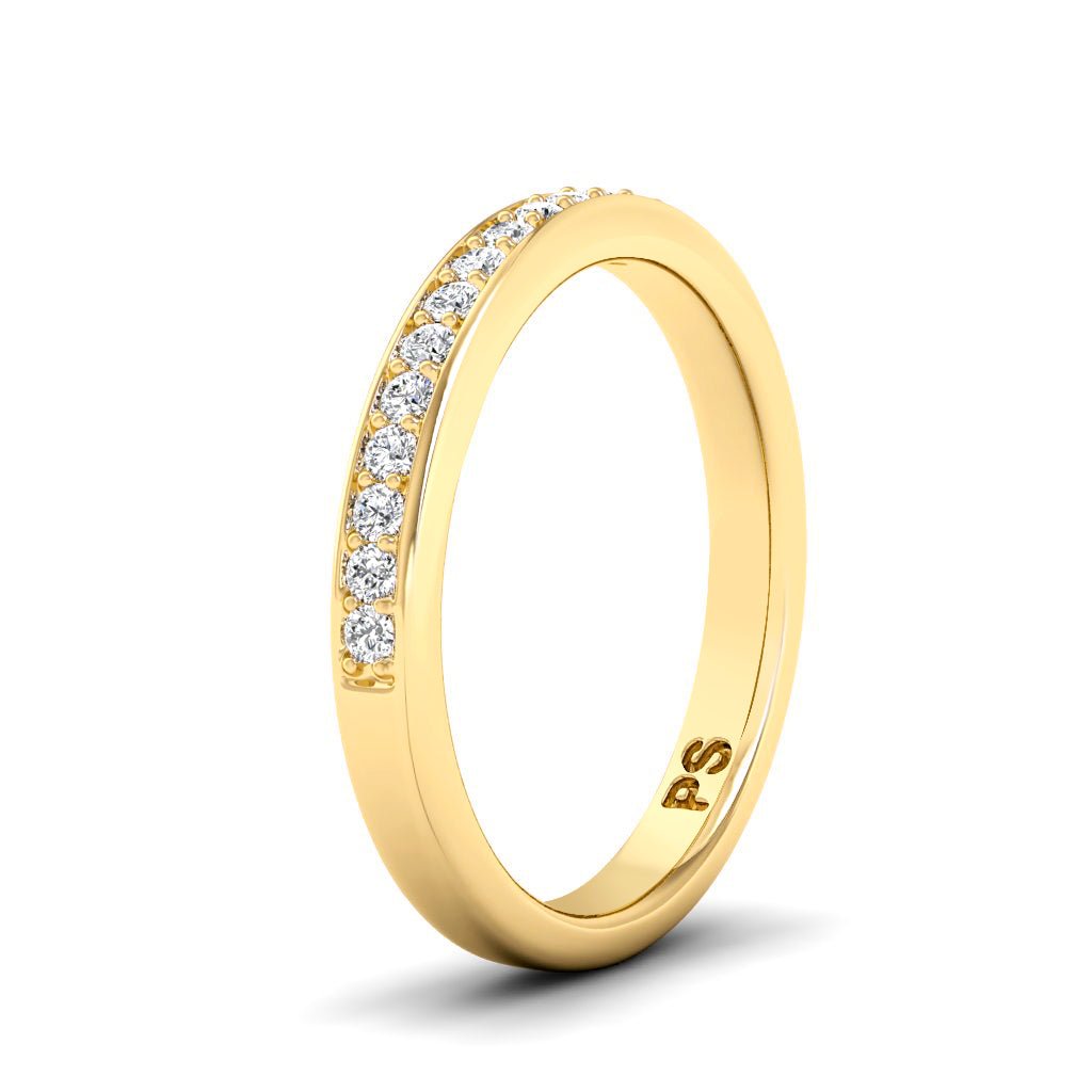 0.25 CT Round Cut Natural Diamonds - Wedding Band