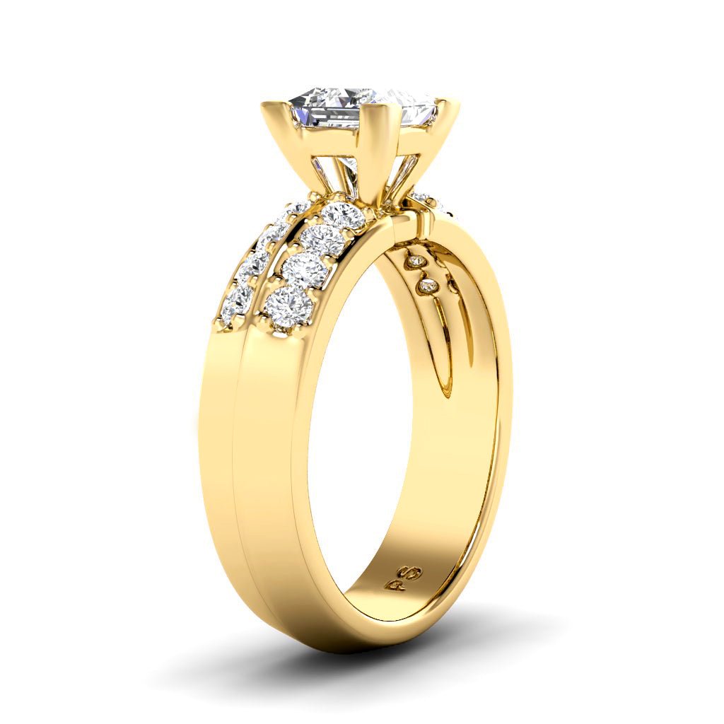 0.85-6.35 CT Round Cut Lab Grown Diamonds - Engagement Ring
