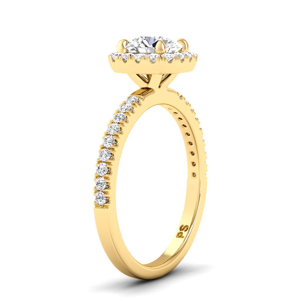 0.75 - 1.90 CT Round Cut Natural Diamonds - Engagement Ring - Primestyle.com