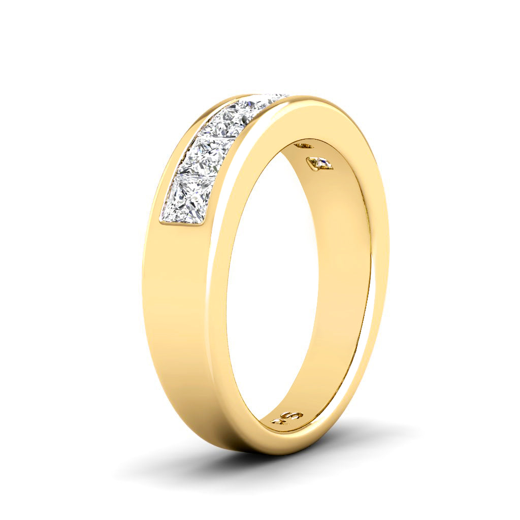 1.20 CT Princess Cut Diamonds - Wedding Band