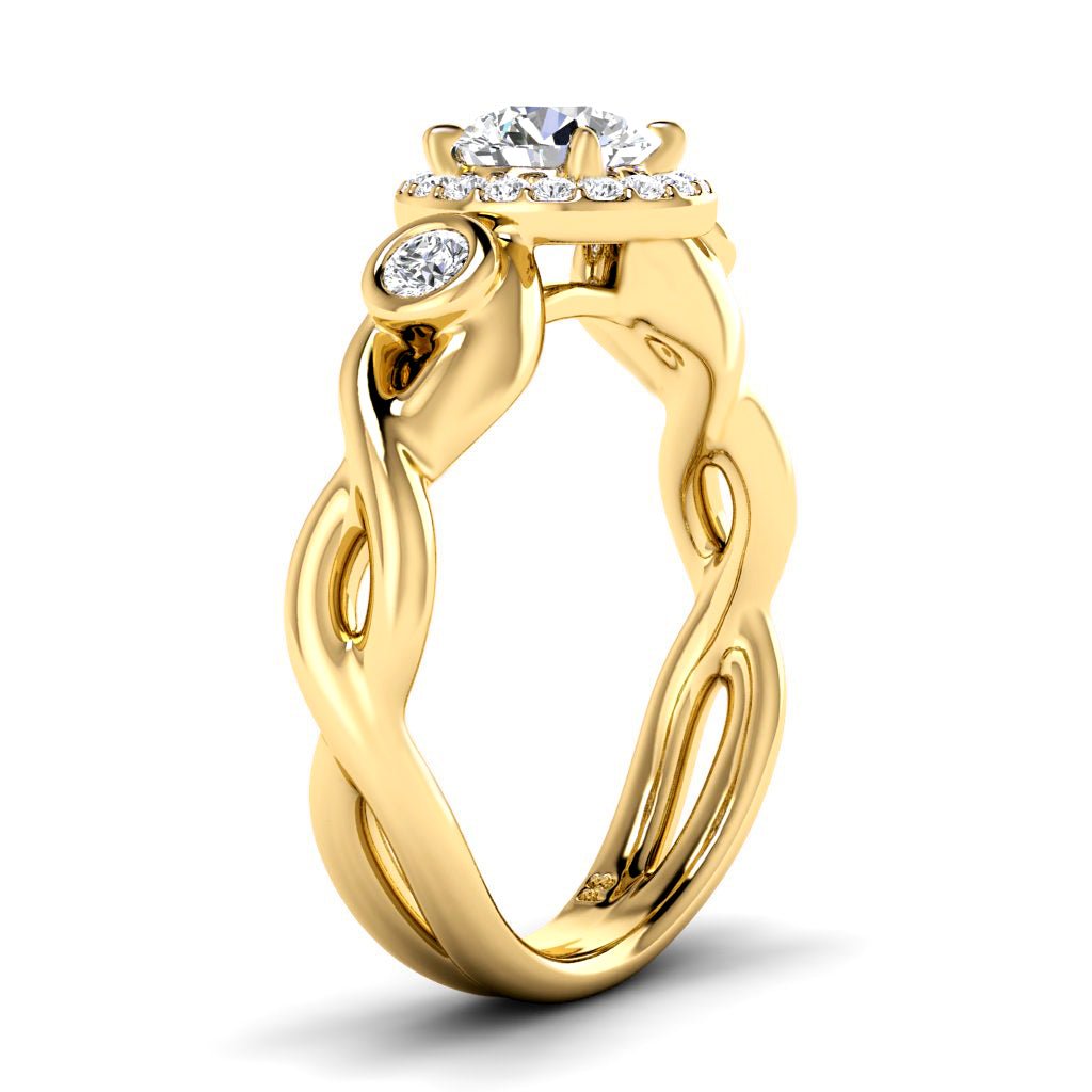 0.62 - 1.77 CT Round Cut Natural Diamonds - Engagement Ring - Primestyle.com