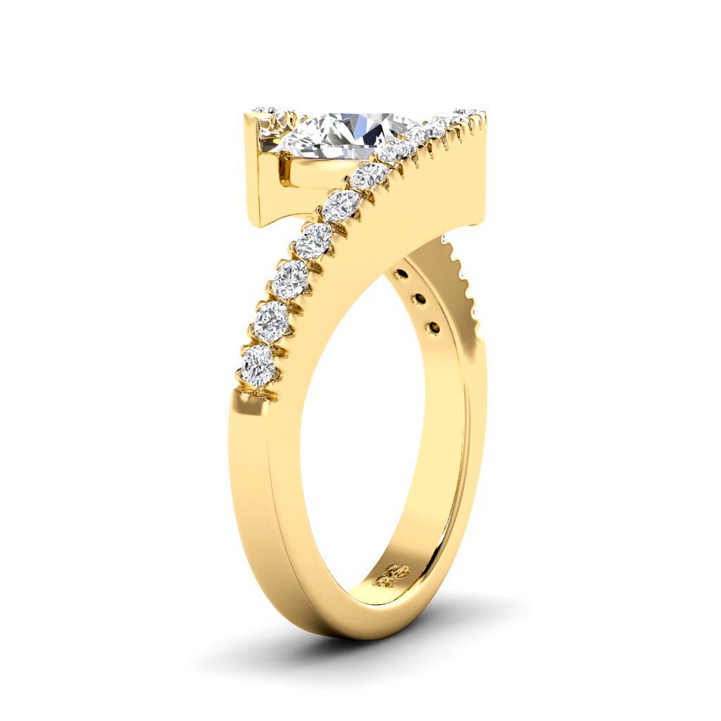 0.80-6.30 CT Round Cut Lab Grown Diamonds - Engagement Ring