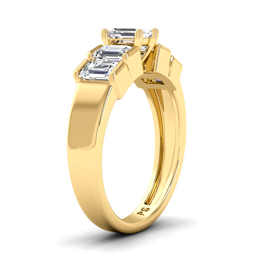 1.65-2.80 CT Emerald Cut Natural Diamonds - Engagement Ring