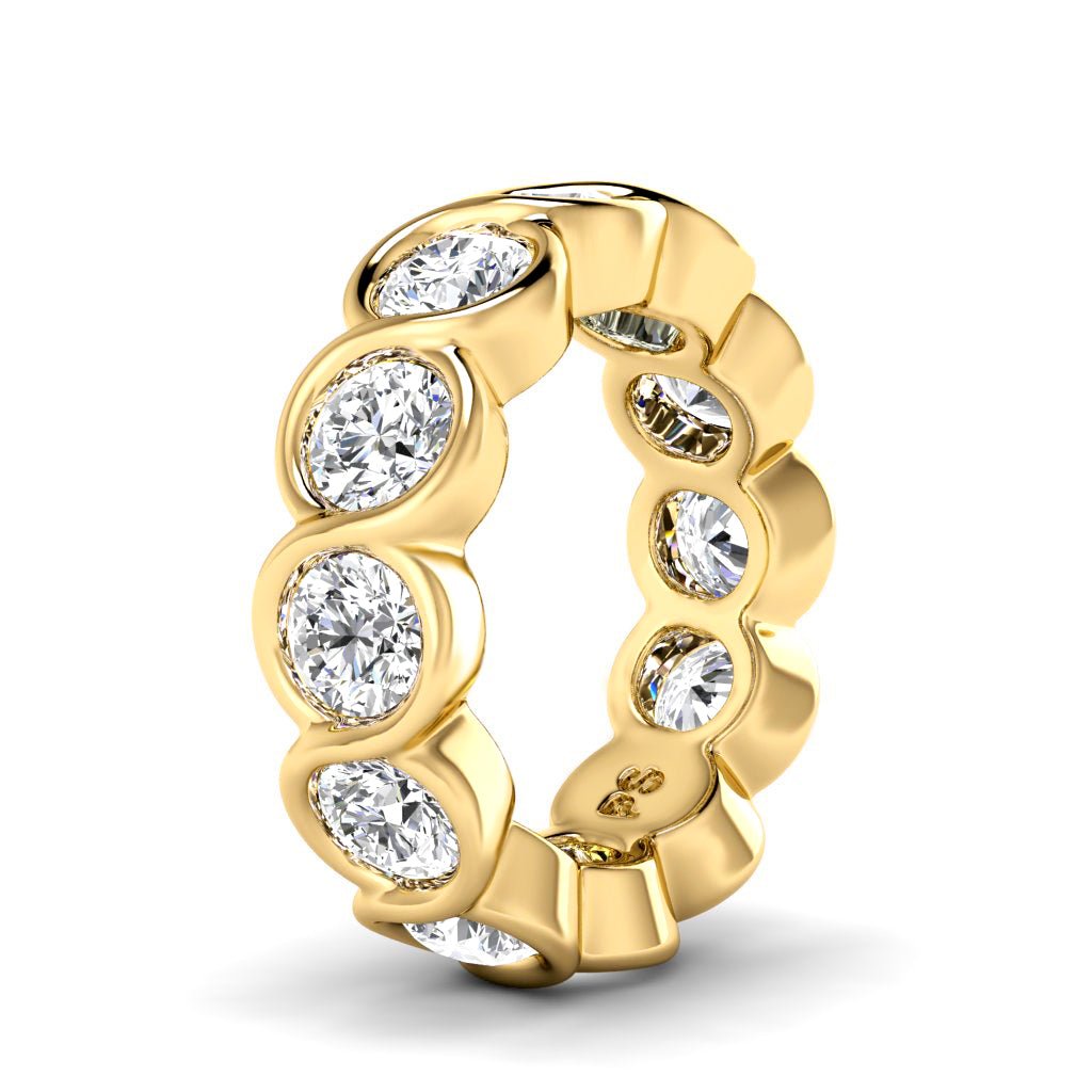 1.50-5.00 CT Round Cut Natural Diamonds - Eternity Rings